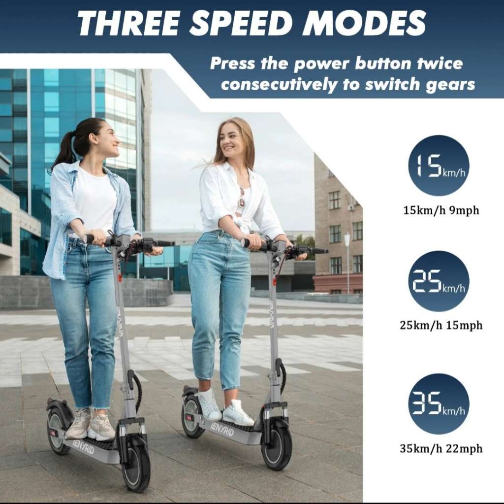AKTION Scooter mit Blinker inklusive Tasche 500 Watt Motor und 12AH Batterie