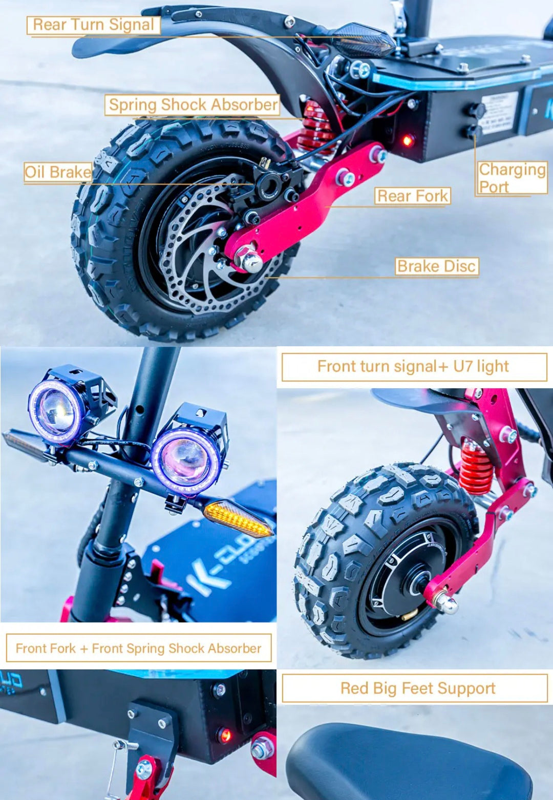 AKTION Monster Scooter 6000 Watt 40AH Batterie