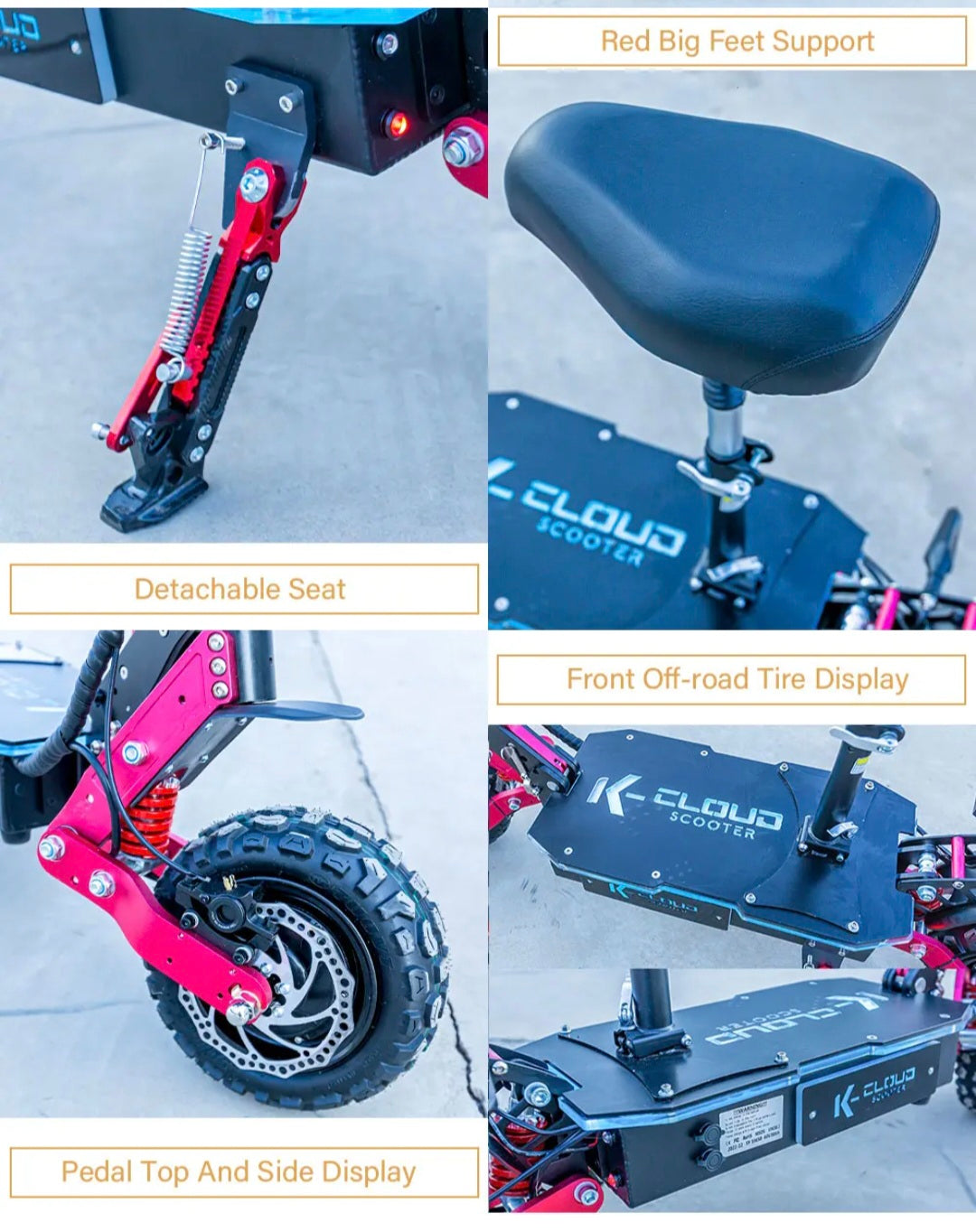 AKTION Monster Scooter 6000 Watt 40AH Batterie