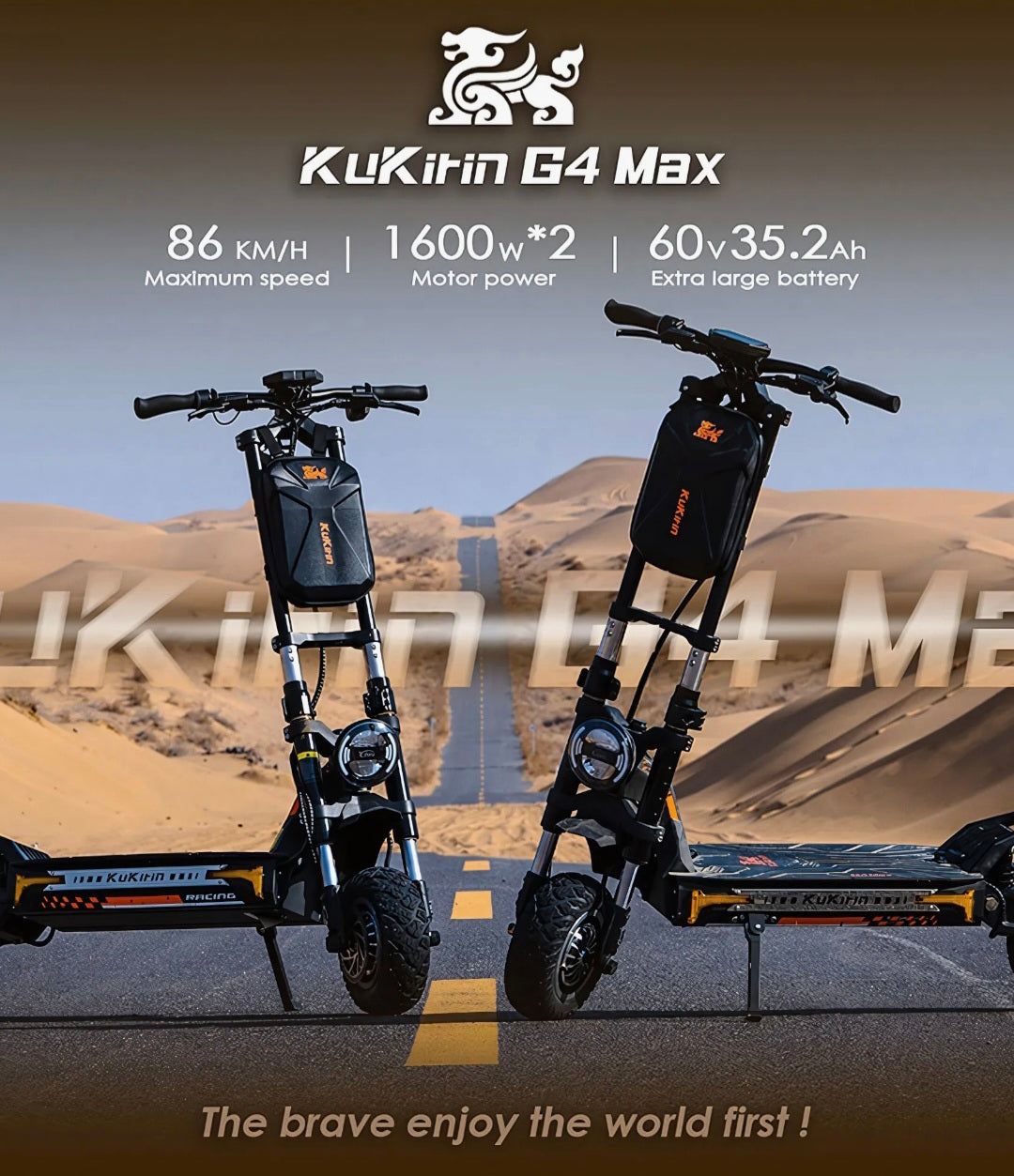 Kukirin G4 Max Dual Motor 3600 Watt