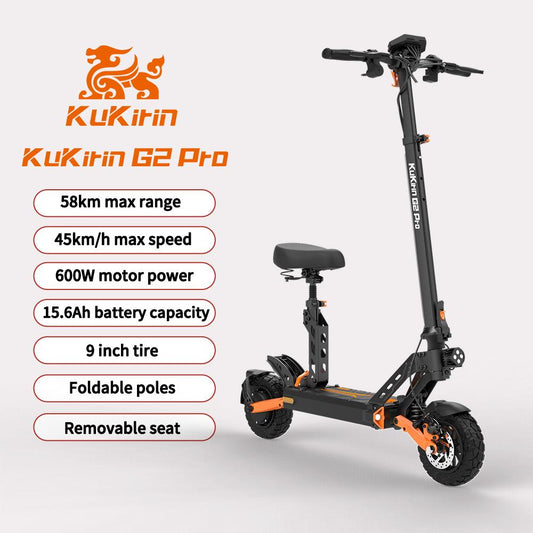 AKTION Kukirin G2 Pro 2025 mit Sitz und Blinker