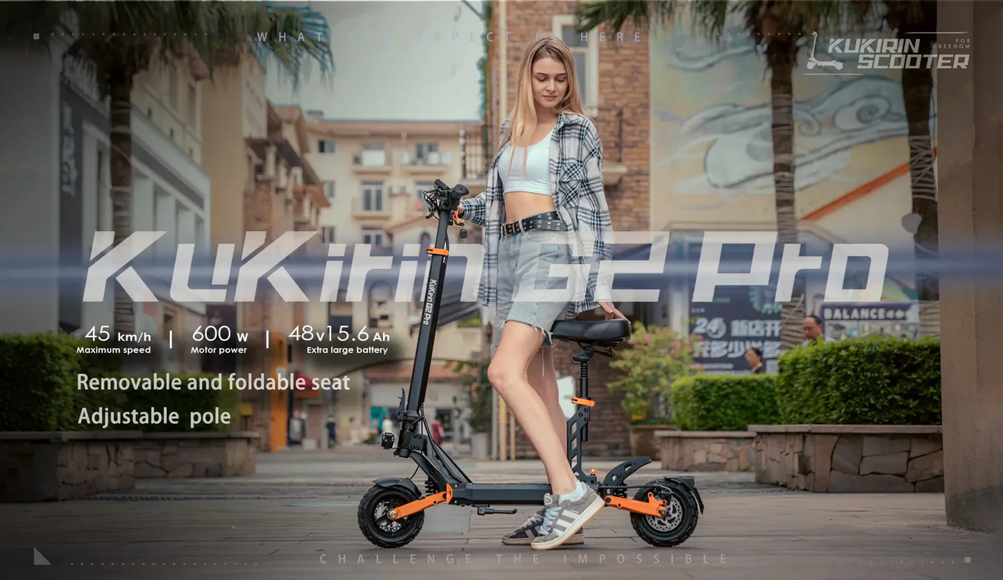 AKTION Kukirin G2 Pro 2025 mit Sitz und Blinker