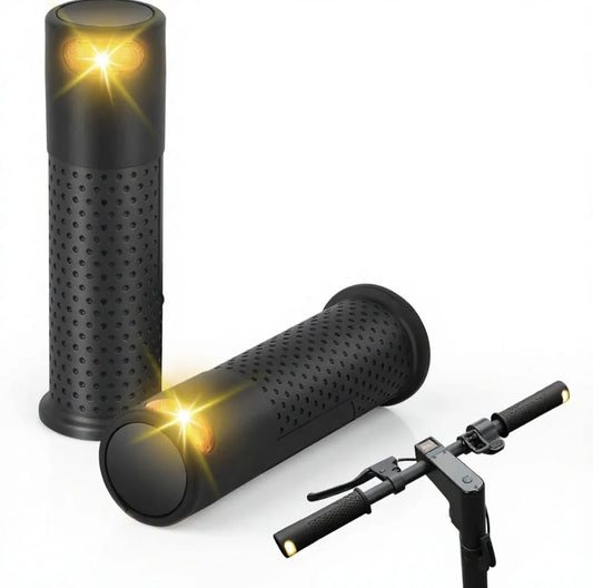 LED Lenkergriffe mit integriertem Blinker für E-Scooter &amp; Fahrräder