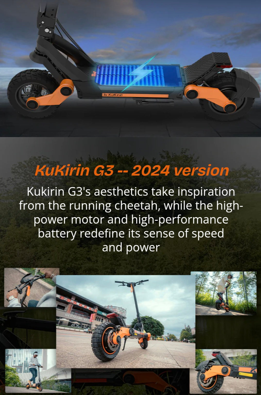 AKTION KuKirin G3 Elektroroller – Kraft, Reichweite und Fahrspaß in Perfektion