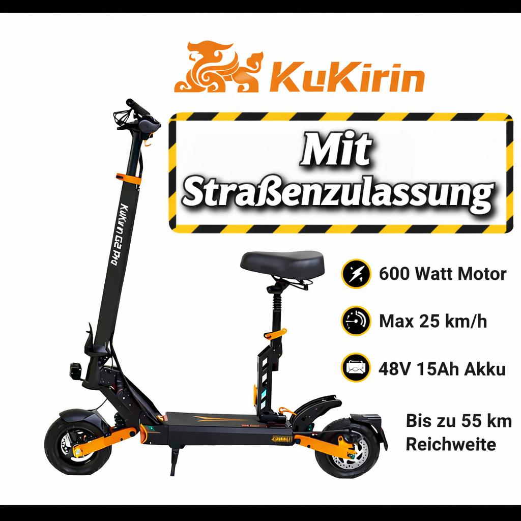 Kukirin G2 Pro AKTION Österreich version mit Straßenzulassung 25 km/h